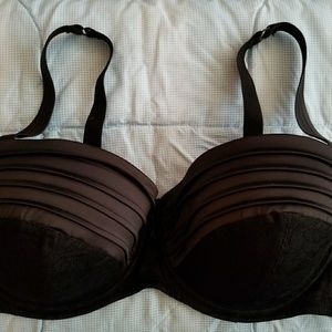 NWT 46DD Chocolate Underwire Bra and Panty Set
